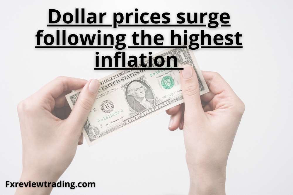 Dollar prices surge following the highest inflation