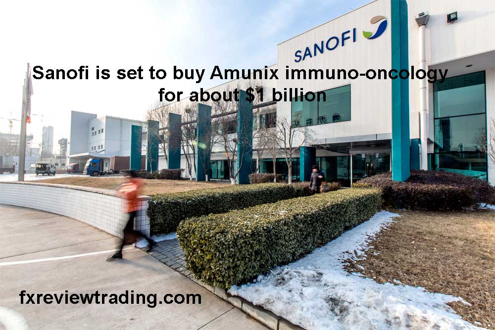 Sanofi is set to buy Amunix immuno-oncology for about $1 billion