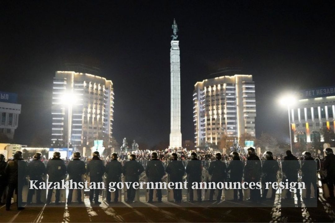 Kazakhstan government announces to resign as fuel protest hit province