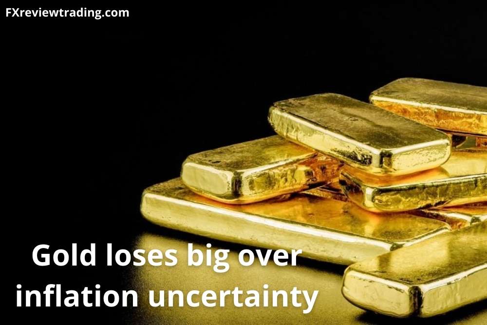 Gold loses big over inflation uncertainty