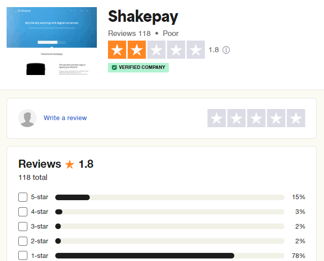 Shakepay review 2023